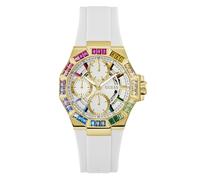 GUESS Selene - Reloj analógico multifunción para Mujer, 39 mm de Ancho, Color Blanco, Blanco, Clásico