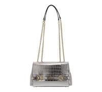 GUESS Sestri Convertible Xbody Flap Bag Pewter Stone