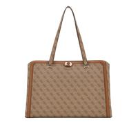 GUESS shopper bolsa Orlina Travel Tote Latte Logo / Brown