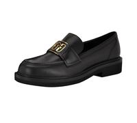 GUESS Shuttle, Mocasín Mujer, Black Leather 001, 42 EU