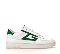 GUESS SILEA CARRYOVER, Sneaker Hombre, White Green, 44 EU