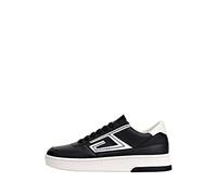 GUESS SILEA, Sneaker Hombre, Negro, 41 EU