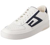 Guess Silea - Zapatillas Deportivas para Hombre, White Blue, 46 EU