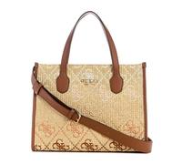 Guess Bolso Silvana 2 compartimentos Cognac con logo Mujer