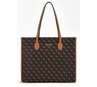 GUESS Qn866524 Silvana Mujer Bolso Bandolera Con 4G Logo En Choco Marrón