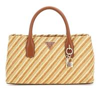 GUESS Simona Satchel Bag Natural/Cognac