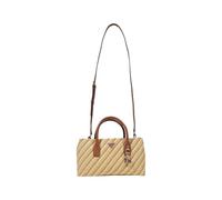 GUESS Simona Satchel Bag Natural/Cognac