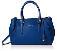 Guess Sissi Box Satchel, Bolso de Mano para Mujer, Azul (Cobalt), Talla Unica EU