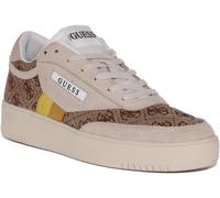 Guess Sisty Zapatillas Casual De Logo Con Cordones Marrón Beige Mujeres EU 36-42