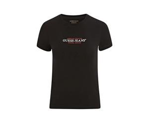 Guess- Slim American Tradition Tee- Tops- Mujer- Negro- XS- Slim American Tradition Tee