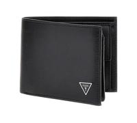 Guess Cartera Madrid Billfold con bolsillo para monedas para hombre Negra Talla única