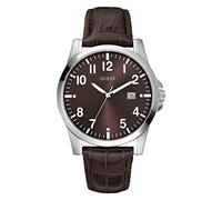 Guess Squadron W65012G1 - Reloj analógico de Cuarzo para Hombre, Correa de Cuero Color marrón