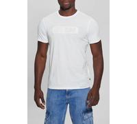 GUESS Ss Bsc Appliqu Pure White Talla: S | Camisetas con Decoración Impresa Outlet | Hombre | Blanco