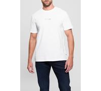 GUESS Ss Bsc Painted Quatt Pure White Talla: L | Camisetas con decoración impresa Outlet | Hombre | Blanco