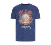 GUESS Ss Bsc Resort Pennant Blue Multi Talla: S | Camisetas con decoración impresa Outlet | Hombre | Azul