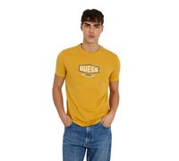 GUESS SS CN Box Crack Logo Tee, SENAPE, XXL