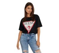 Guess SS CN Shiny Triangle Tee, Jblk Jet Black A996, M