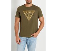 GUESS Ss Cn Triangle Embro Olive Morning Talla: XS | Camisetas Outlet | Hombre | Verde
