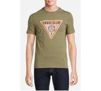 GUESS Ss Cn Triangle Print Army Olive Talla: S | Camisetas con decoración impresa Outlet | Hombre | Verde