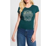 GUESS Ss Genuine R5 Dark Jade Talla: S | Camisetas Outlet | Mujer |
