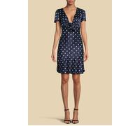 GUESS Ss Linda Bowed Satin Optical Square Blue Talla: S | Outlet | Mujer | Azul