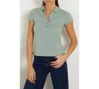 GUESS Ss Script Logo Liza Malibu Sage Talla: XS | Polos Outlet | Mujer | Verde