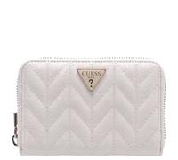 GUESS Monedero Stacey SLG Zip Around Wallet Cream White Crema