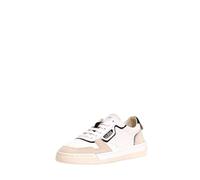 GUESS STRAVE Vintage CARRYOVER, Zapatilla de Deporte Hombre, Blanc Noir, 41 EU