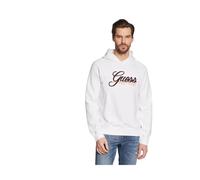 Guess - Sudadera con capucha elegante para hombre - Sweatshirts & Hoodies - Hombre - Blanco - S -