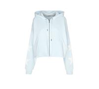 GUESS Sudadera con cremallera azul claro | M