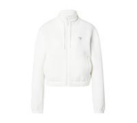 GUESS Sudadera con cremallera deportiva 'CECILIA' plata / blanco natural XL plata / blanco natural