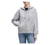Guess- Sudadera con Cremallera- Sweatshirts & Hoodies- Mujer- Gris- M- Sudadera con Cremallera