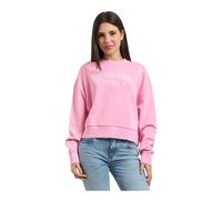 Guess - Sudadera con Logo Bordado - Sweatshirts & Hoodies - Mujer - Rosa - S -