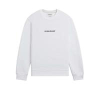 Guess - Sudadera de cuello redondo Slim Logo - Sweatshirts & Hoodies - Hombre - Blanco - M -
