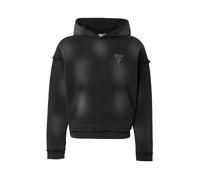 GUESS Sudadera gris claro / negro XXL gris claro / negro