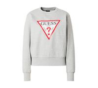 GUESS Sudadera gris moteado / rojo / negro / blanco S gris moteado / rojo / negro / blanco
