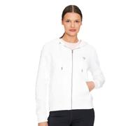 Guess- Sudadera Mini Triángulo Blanco Algodón- Sweatshirts & Hoodies- Mujer- Blanco- M- Sudadera Mini Triángulo Blanco Algodón