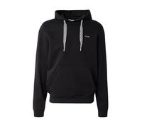 GUESS Sudadera negro / blanco L negro / blanco