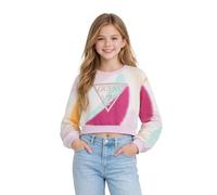 GUESS Sudadera primaveral y cuello redondo niña 12 años - 152 cm multicolor con logotipo brillante