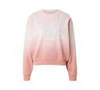 GUESS Sudadera rosa / altrosa / blanco, Talla L