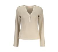 Guess- Suéter con Cuello en V- Knitwear- Mujer- Beige- S- Suéter con Cuello en V