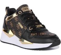 GUESS TALLYN Carry Over, Sneaker Mujer, marrón, 40 EU