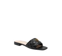 GUESS Tameli, Sandalias Planas Mujer, Negro 001, 36.5 EU