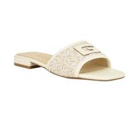 GUESS Tampa, Sandalias Planas Mujer, Ivory, 37.5 EU