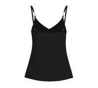 GUESS Tank Top Caroline Nuevo Sin Mangas con Logo, Negro , L