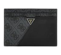 GUESS Tarjetero Card Holder Coal Logo Gris Oscuro