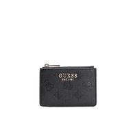 GUESS Tarjetero Ella Logo SLG Credit Card Case Black Logo Negro