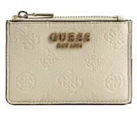GUESS Tarjetero Ella Logo SLG Credit Card Case Stone Logo Crema