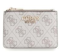GUESS Tarjetero Laurel II SLG Card Case Dark Taupe Logo marrón Topo