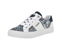 Guess Tenis Likedpara Mujer, Blanco Azul 171, 41 EU